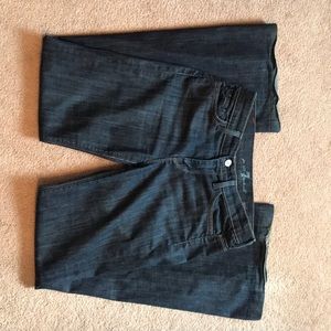 7 For All Mankind Dark Wash Gingers 26X31